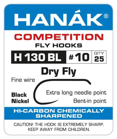 Hanak H130 Dry Fly Barbless Hook