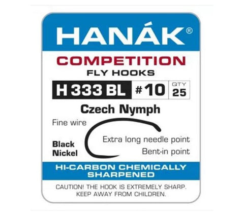 Hanak H333 Czech Nymph Barbless Hook