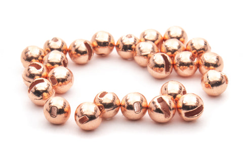 Copper Slotted Tungsten Beads