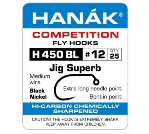 Hanak H450 Jig Superb Barbless Hook