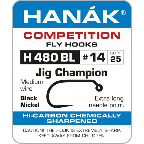 Hanak H480 Jig Champion Barbless Hook